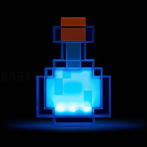Color Changing Potion Bottle Lights Up and Switches Between 8 Different Colors Shake Control Night Lamp Toy