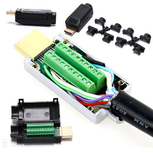 HDMI 2.0 Adapter Connector Breakout To 20P Terminal Board With Housing Shell
