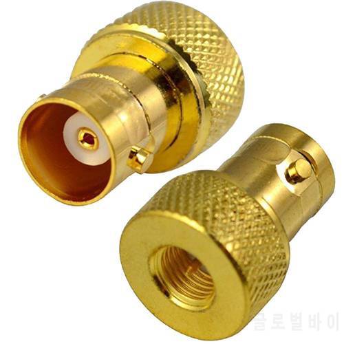 2PCS RF Coaxial Adapter SMA Male to BNC Female RF Connectors Gold Plated