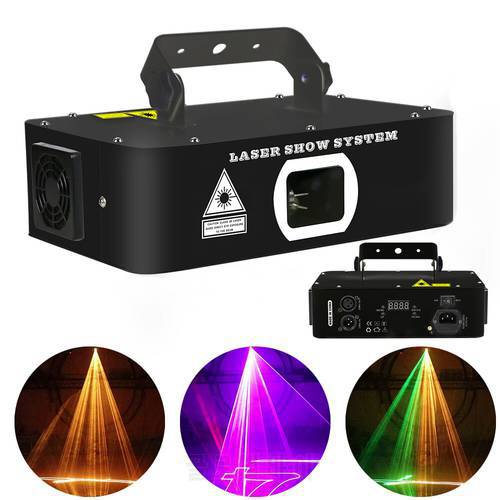 600 MW 1W 1.5W 2W 3W RGB Laser Light 256 Patterns led Animation Laser Scanner DMX512 Music DJ Disco Outdoor Bar Laser Projector