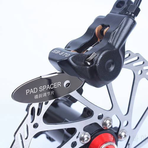 1pc MTB Disc Brake Pads Adjusting Tool Bicycle Pads Mounting Assistant Brake Pads Rotor Alignment Tools Spacer Bike Repair Kit