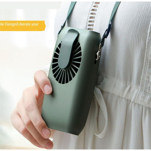 Small Portable Fan, Battery Operated USB Rechargeable, Mini Personal Handheld Neck Fan for Outdoor, Room, Camping, Office
