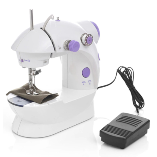 Sewing Machine Household Portable Mini Sew With Foot Pedal Light Double thread Model 202 Easy for New Tailor