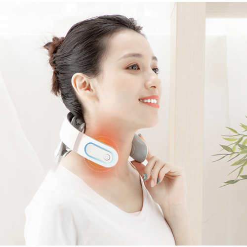 Electric Collar Neck Massager Osteochondrosis Treatment Low Frequency Massage Pulse Heating Shiatsu Anti-cellulite Appliances