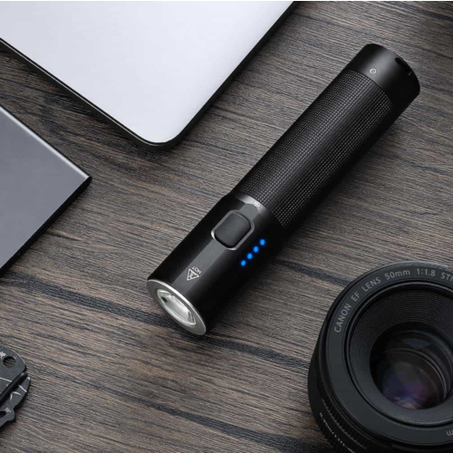Xiaomi Nextool Outdoor strong light small straight flashlight black portable 1200 ultra-high brightness 100 hours battery life