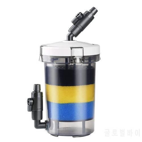 SUNSUN Transparent LW-602/603/602B/603B Aquarium Pre-filter with Filter Cotton Mini Fish Tank Filter Barrel