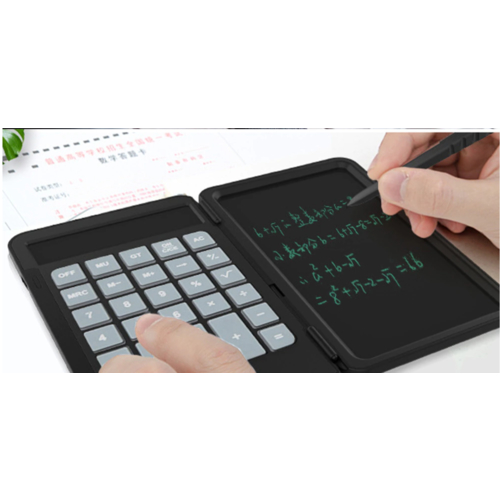 6 Inch Creative LCD Writing Tablet with Calculator Digital Drawing Electronic Handwriting Pad Message Graphics Board