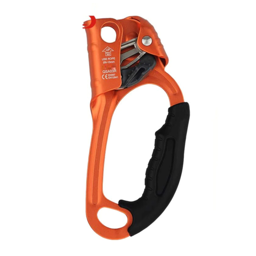 Right and left hand hold ascending device anti-skidding for outdoor rock mountain climbing tool hardware rope ice belt hook