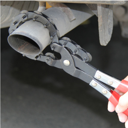 Heavy Duty Chain Pipe Cutter Locking Pliers Car Exhaust Tube Cutting Max Cut 80mm Diameter