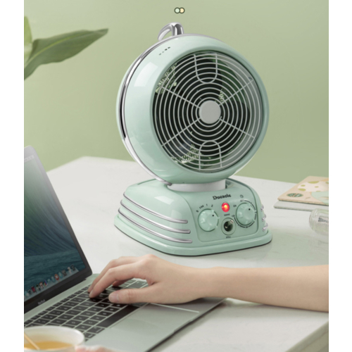 Small Electric Heater Retro Desktop Heating And Cooling Dual-Purpose Heater Household Heater Fast Heating Small Solar Energy