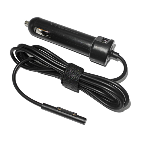 15V 2.58A 4A 60W Dc Car Charger Laptop Power Adapter for Microsoft Surface Pro X/5/6/7 5.1V 2.1A USB Phone Charger
